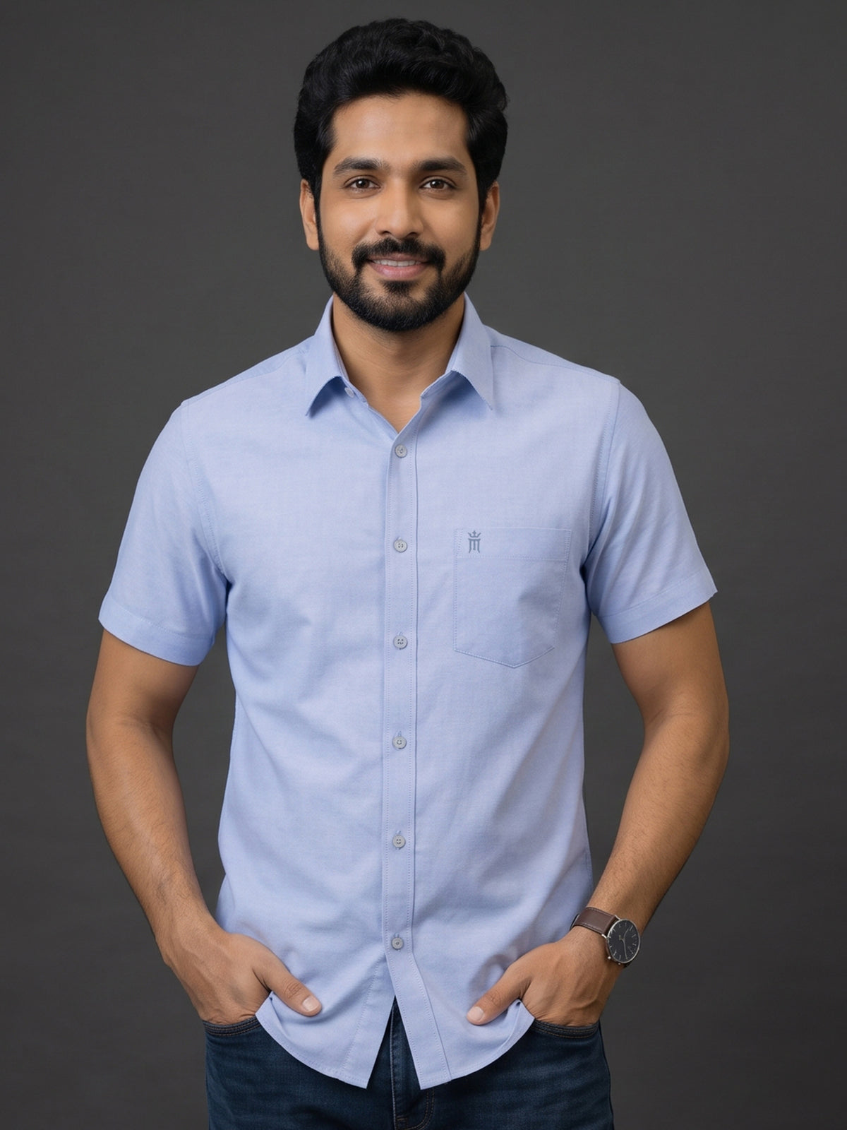 Bamboo Breeze Formal Color Shirt For Men - 94005