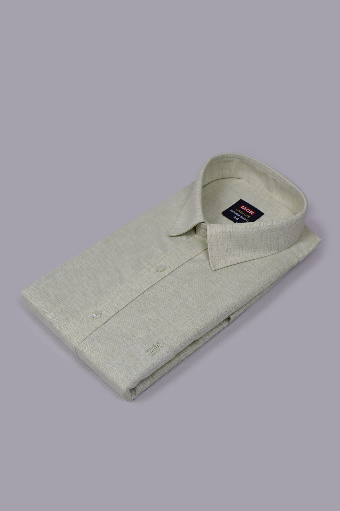 MCR LINEN LIFE 93104 Half Sleeve Formal Color Shirt For Men