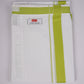 PKT FD-01 VELCRO WHITE DOUBLE DHOTI - Green