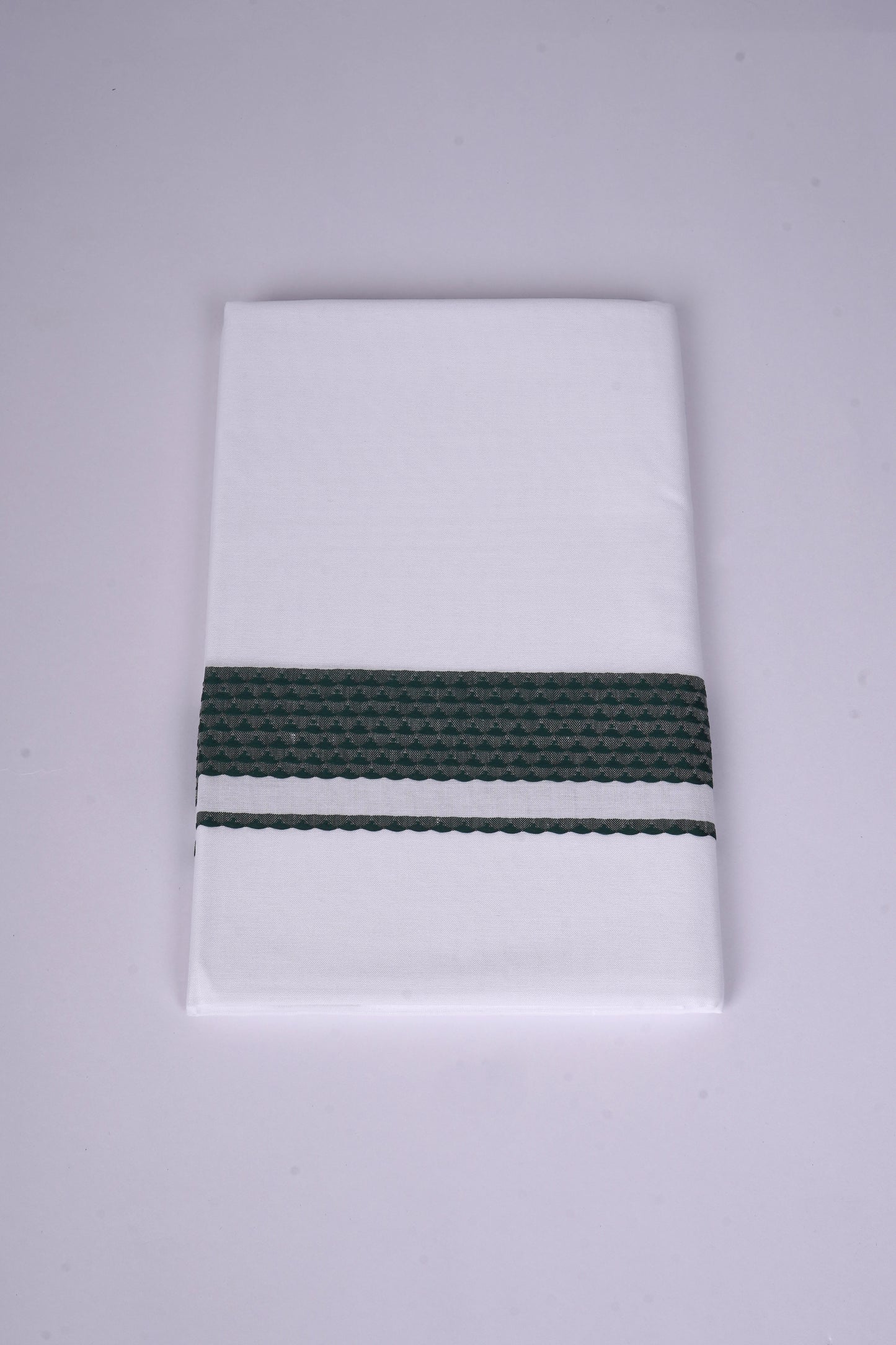 FS-136 W/S DHOTI  2.00 MTR - Dark Green