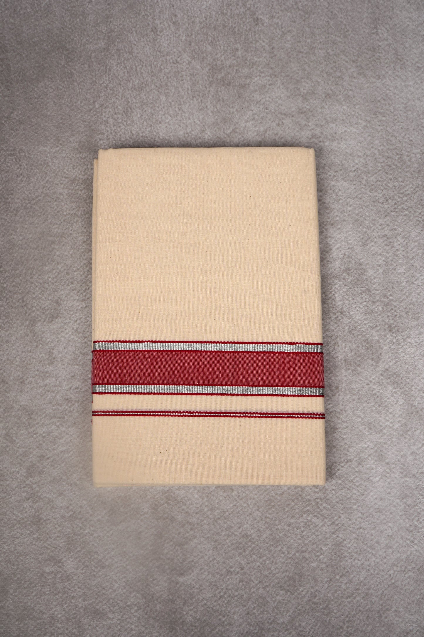 FD-178C C/D DHOTI  3.80 MTR-Dark Pink