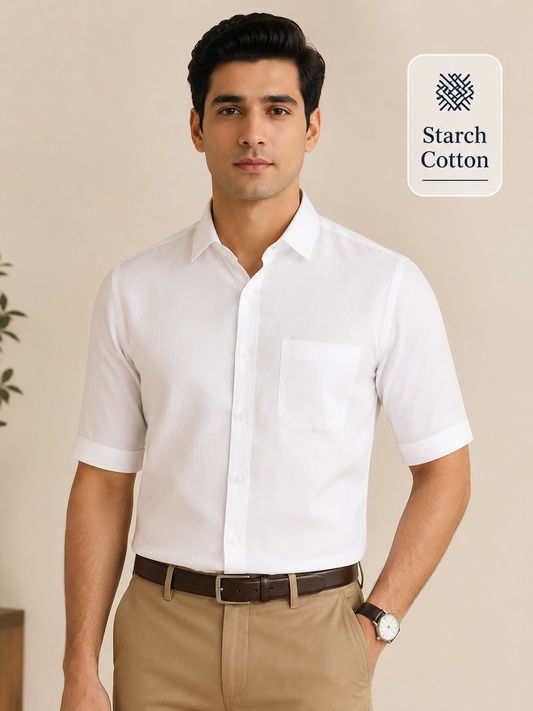 Captain Formal White Shirt For Men