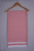 COLOUR MINICHECK COTTON - CBT-24 BATH TOWEL - 30X60 - ORANGE
