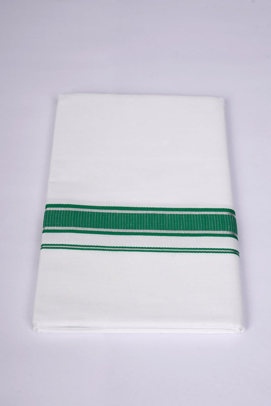 FS-130 W/S DHOTI  1.90 MTR - Dark Green