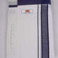 PKT FD-02 VELCRO WHITE DOUBLE DHOTI - Blue