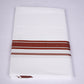 FS-130 W/S DHOTI  1.90 MTR - Dark Brown