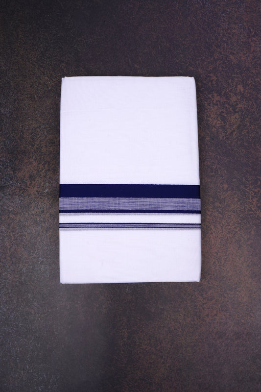 FD-170 W/D DHOTI 3.80 MTR-Dark Blue