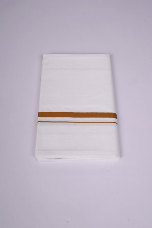 HS-17 STITCH W/S DHOTI  2.00 MTR - Brown