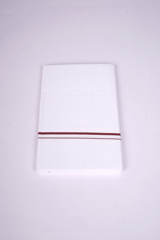 SS-25 W/S DHOTI   2.00 MTR - Maroon