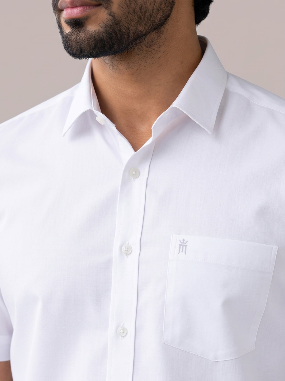 Spray Park Formal White Shirt For Men