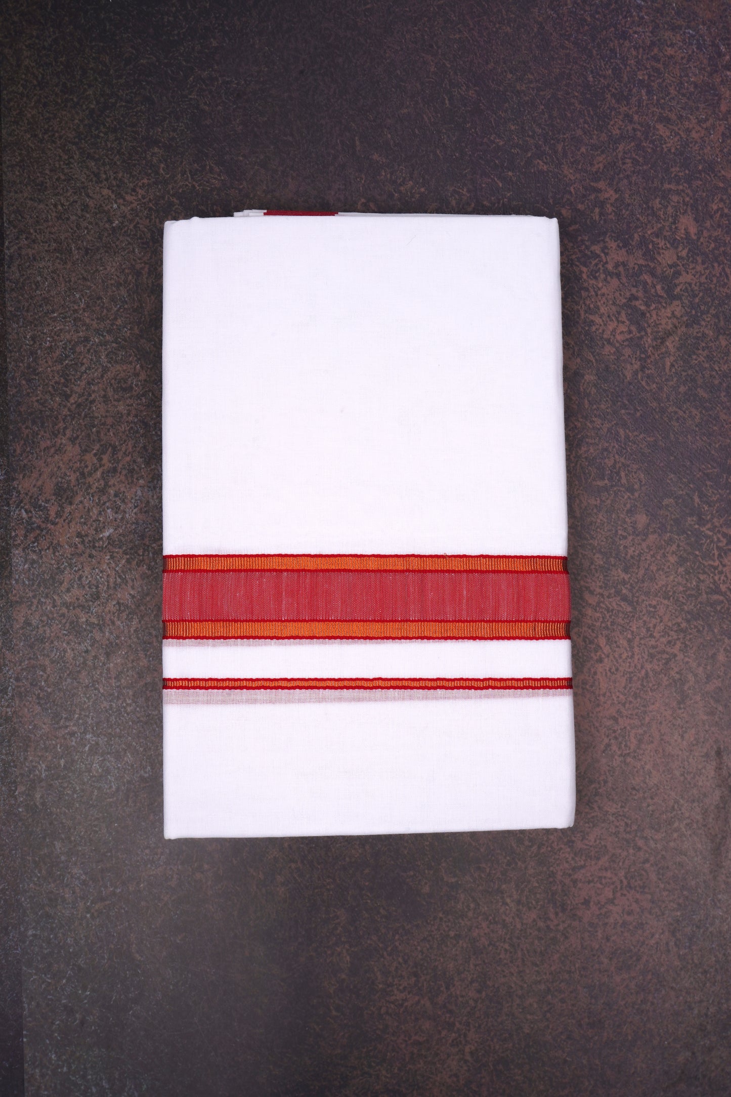 FD-176 W/D DHOTI 3.80 MTR-Red