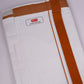 PKT FD-01 VELCRO WHITE DOUBLE DHOTI - Orange