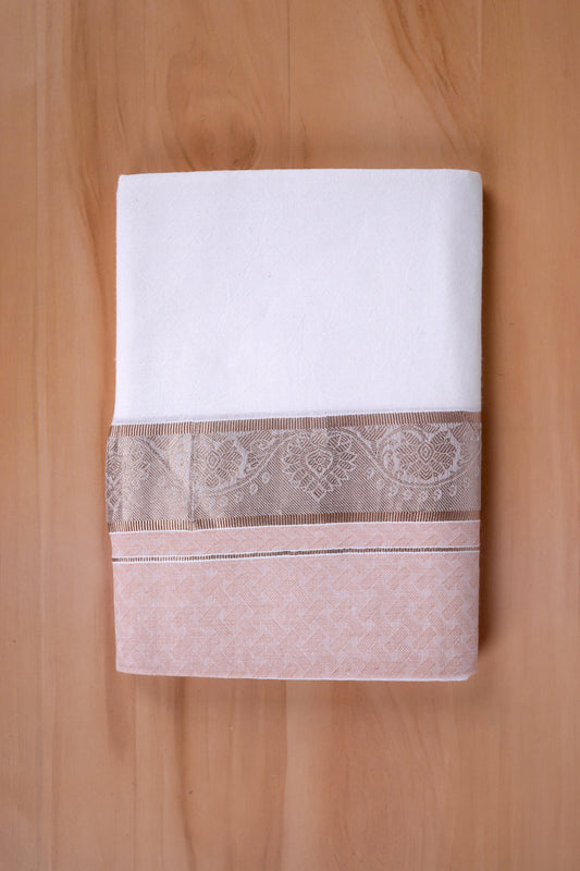 Aayush Cotton Jaquard Shirtings & Dhoti Single Set - D9