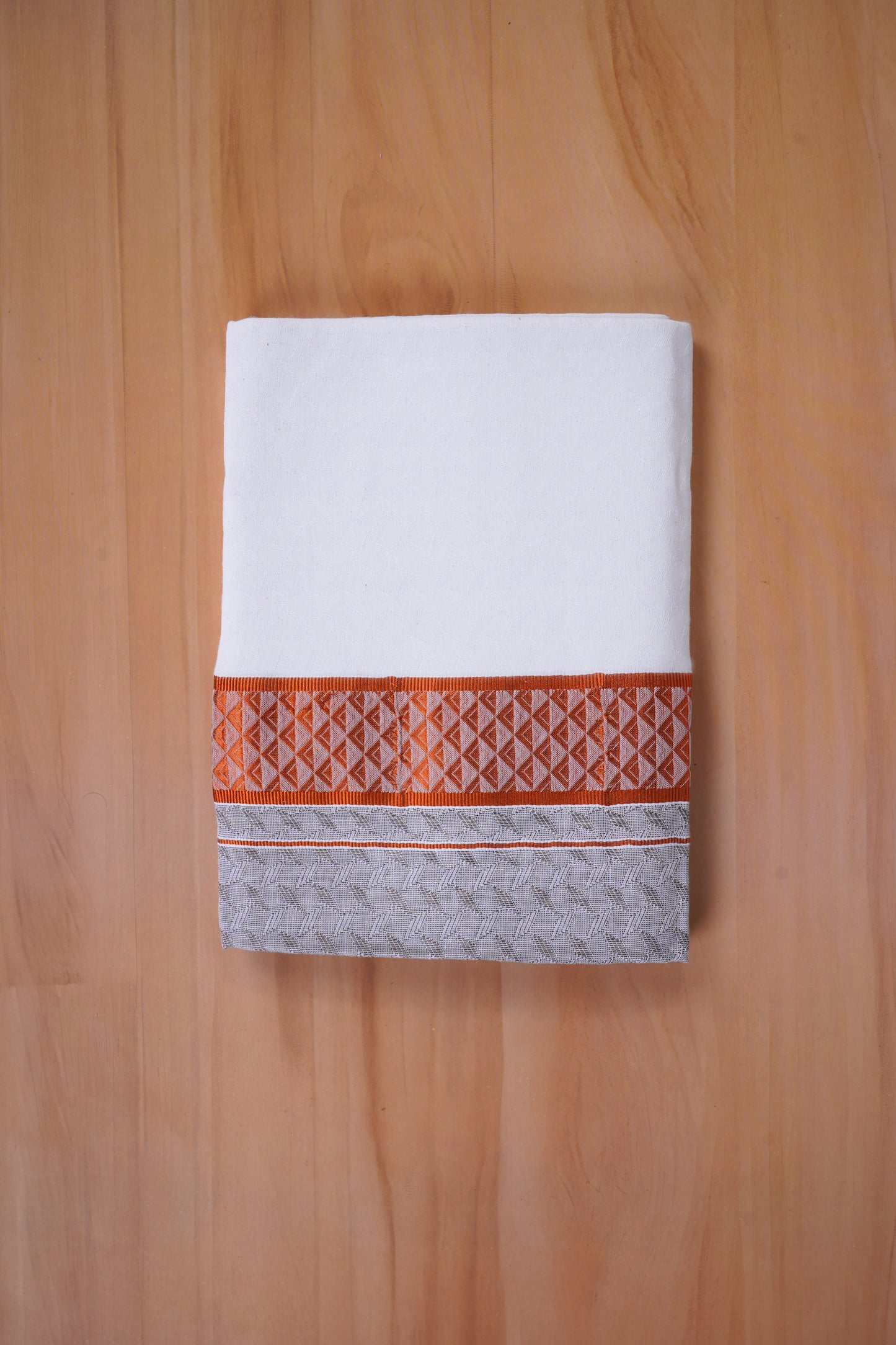 Aayush Cotton Jaquard Shirtings & Dhoti Single Set - D11