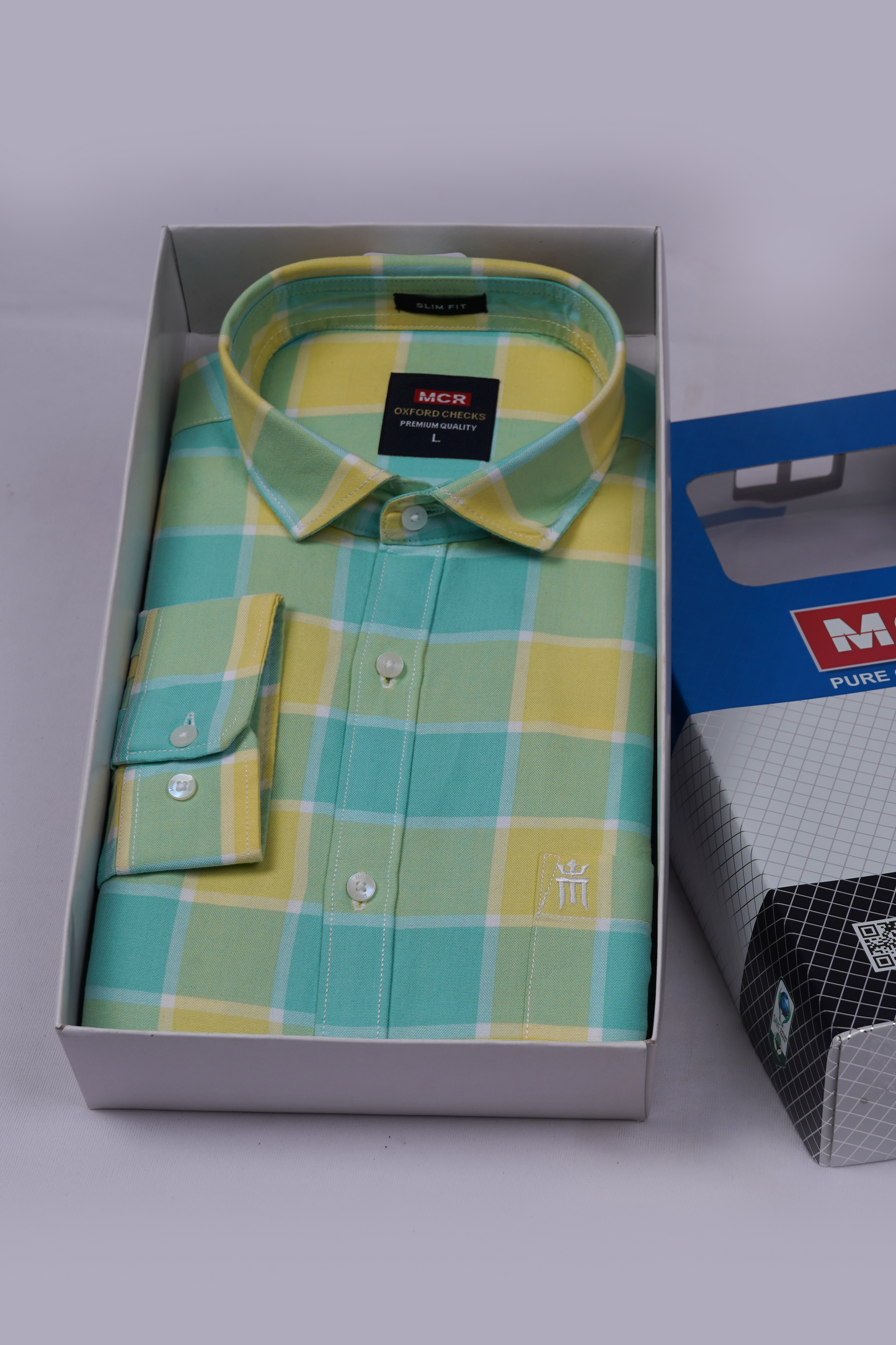 MCR OXFORD 89001 Full Sleeve Formal Color Shirt For Men