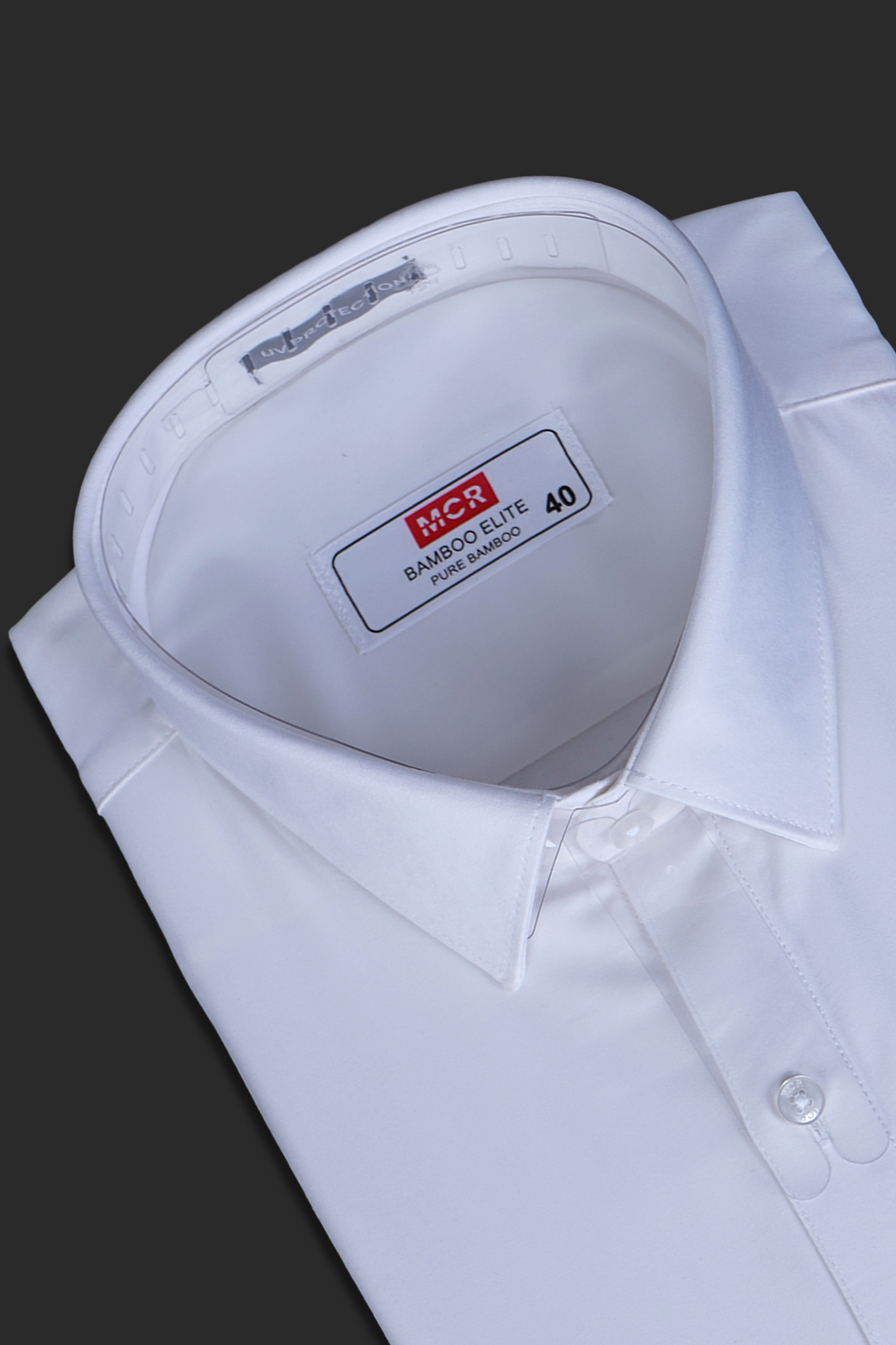 MCR BAMBOO ELITE Full Sleeve Formal White Shirt For Men