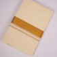 GLD-07C CREAM DOUBLE DHOTI  3.80 MTR