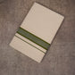 FD-91C CREAM DOUBLE DHOTI 3.80 MTR - Green