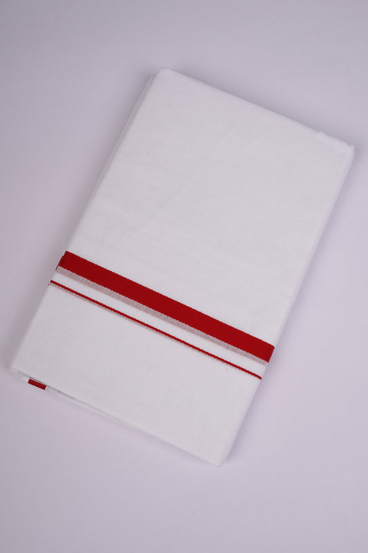 HD-25 W/D DHOTI  3.80 MTR-Red