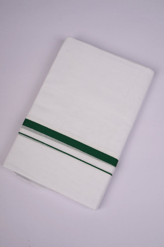HD-32 W/D DHOTI  3.70 MTR-Dark Green