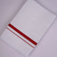 HD-24 W/D DHOTI  3.80 MTR-Red