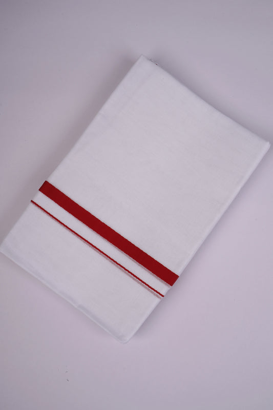 HD-24 W/D DHOTI  3.80 MTR-Red