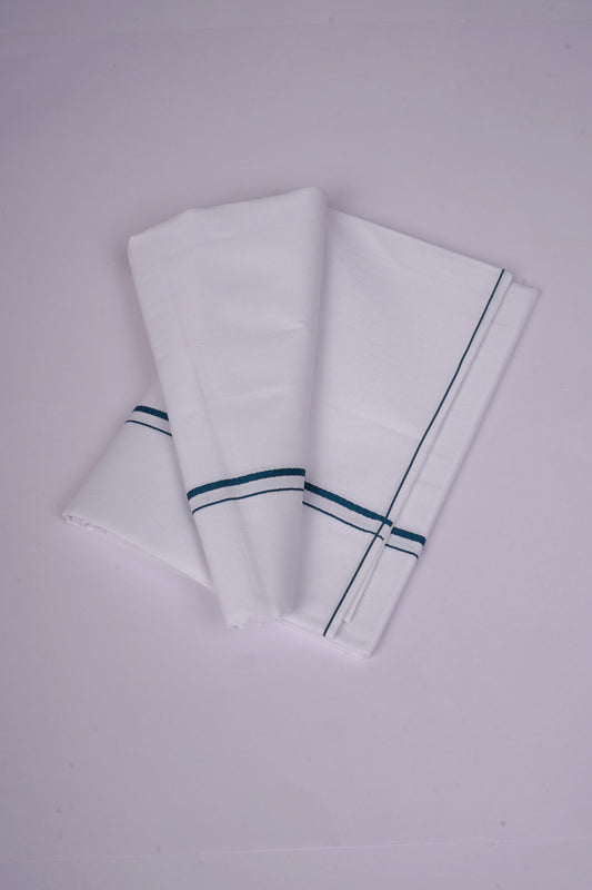 SS-25 W/S DHOTI  2.00 MTR - Ajantha Blue
