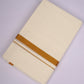 GLD-80C CREAM DOUBLE DHOTI  3.80 MTR