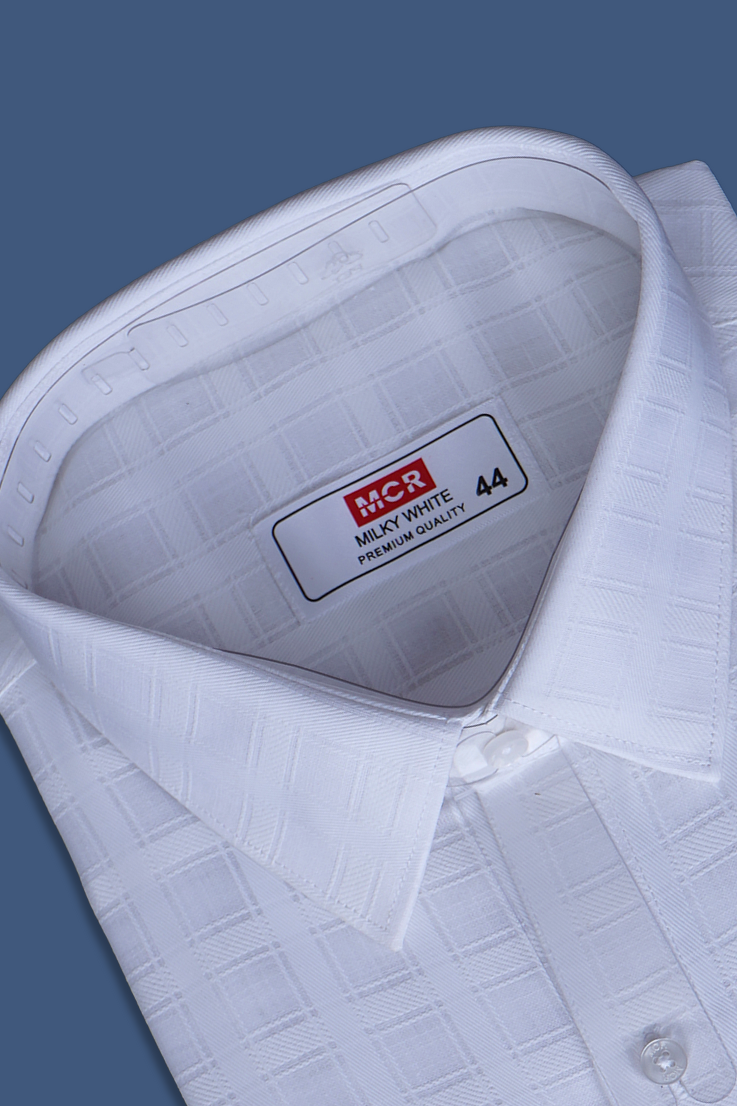 MCR 2027 MILKY Half Sleeve Formal White Shirt For Men