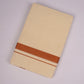 GLD-136C CREAM DOUBLE DHOTI  3.80 MTR