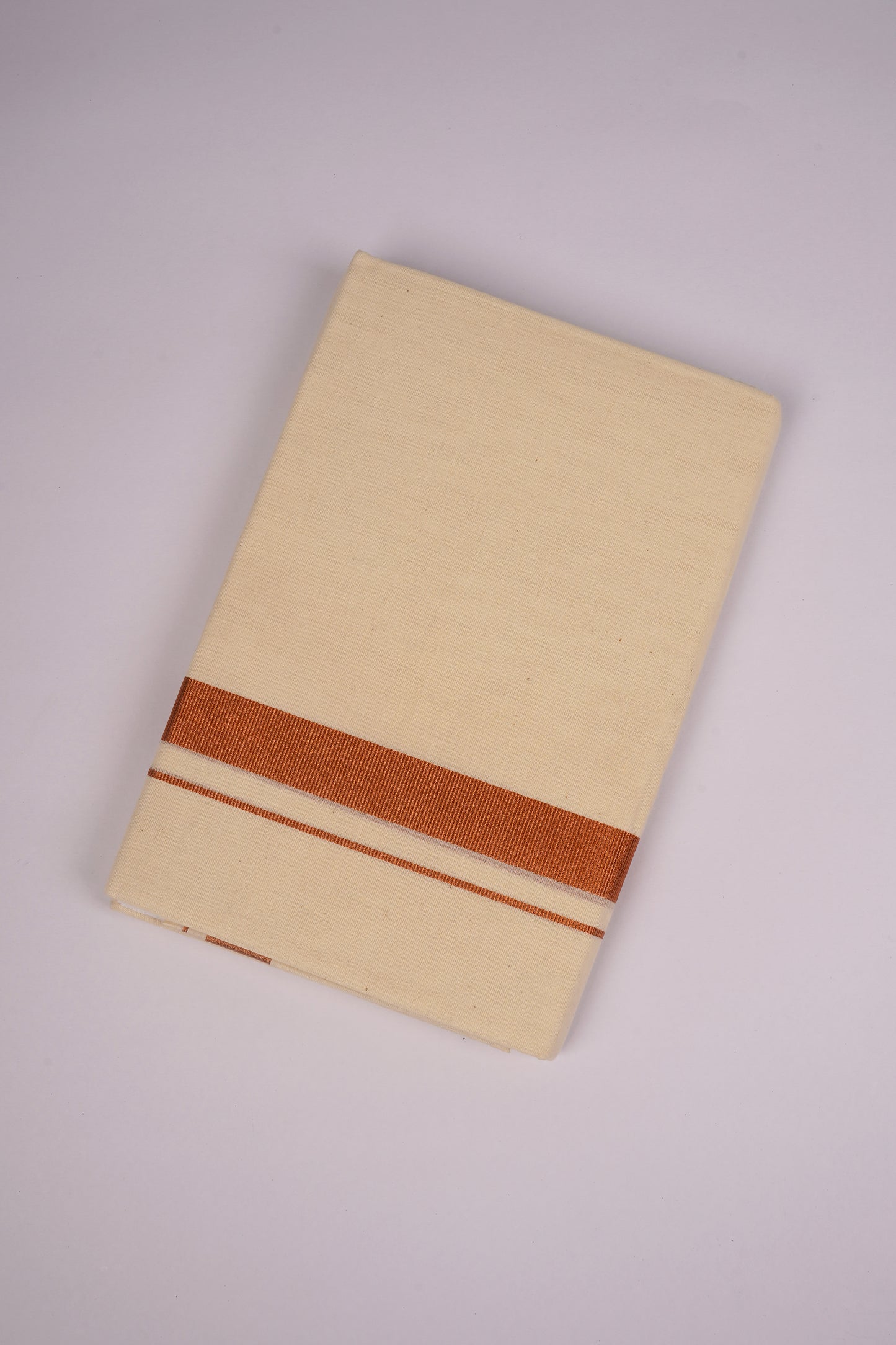 GLD-136C CREAM DOUBLE DHOTI  3.80 MTR