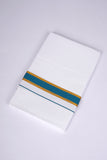 FS-115 W/S DHOTI 2.00 MTR - GOLD DARK BLUE
