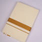 GLD-101C CREAM DOUBLE DHOTI  4.00 MTR