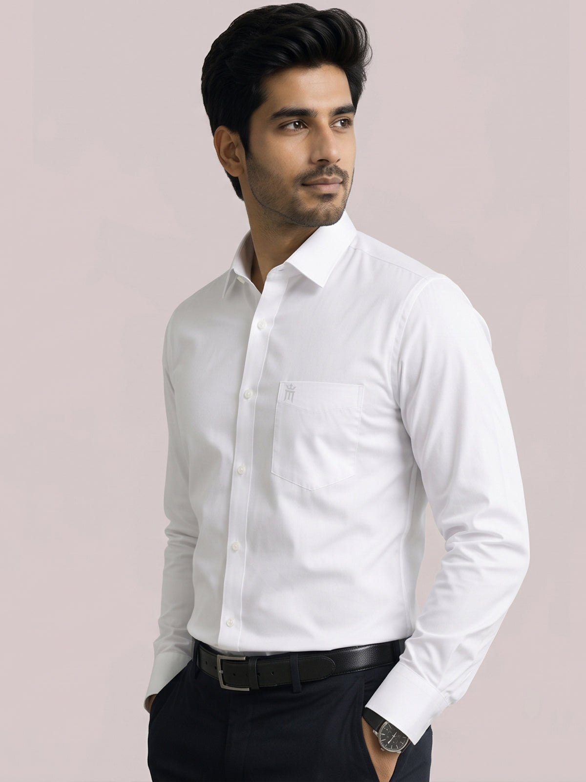 Excel Formal White Shirt For Men
