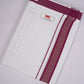 PKT FD-02 VELCRO WHITE DOUBLE DHOTI - Violet