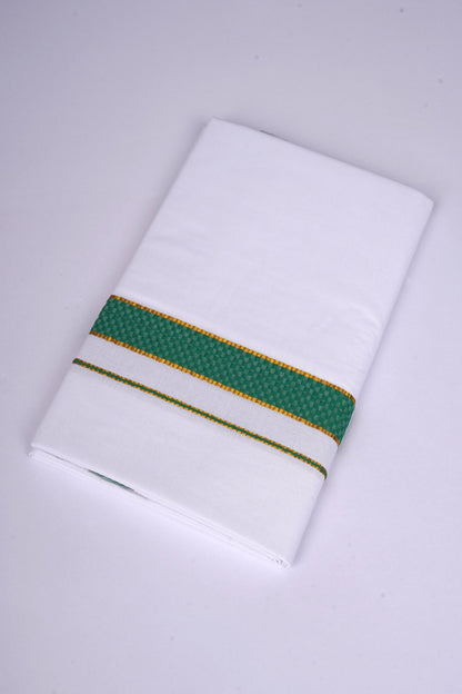 FD-200  W/D DHOTI 3.80 MTR - Dark Green