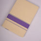 FD-08C CREAM DOUBLE DHOTI  3.80 MTR-Violet