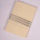 SLD-76C CREAM DOUBLE DHOTI  4.00 MTR