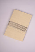 SLD-76C CREAM DOUBLE DHOTI  4.00 MTR