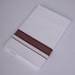 FS-119 W/S DHOTI  1.90 MTR - Dark Brown