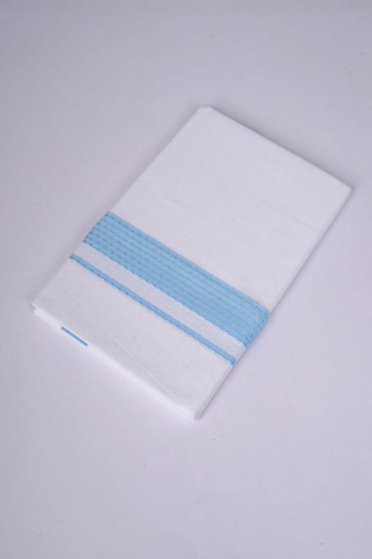 FS-136 W/S DHOTI  2.00 MTR - Sea Blue