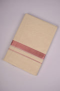RGD-10C CREAM DOUBLE DHOTI  4.00 MTR