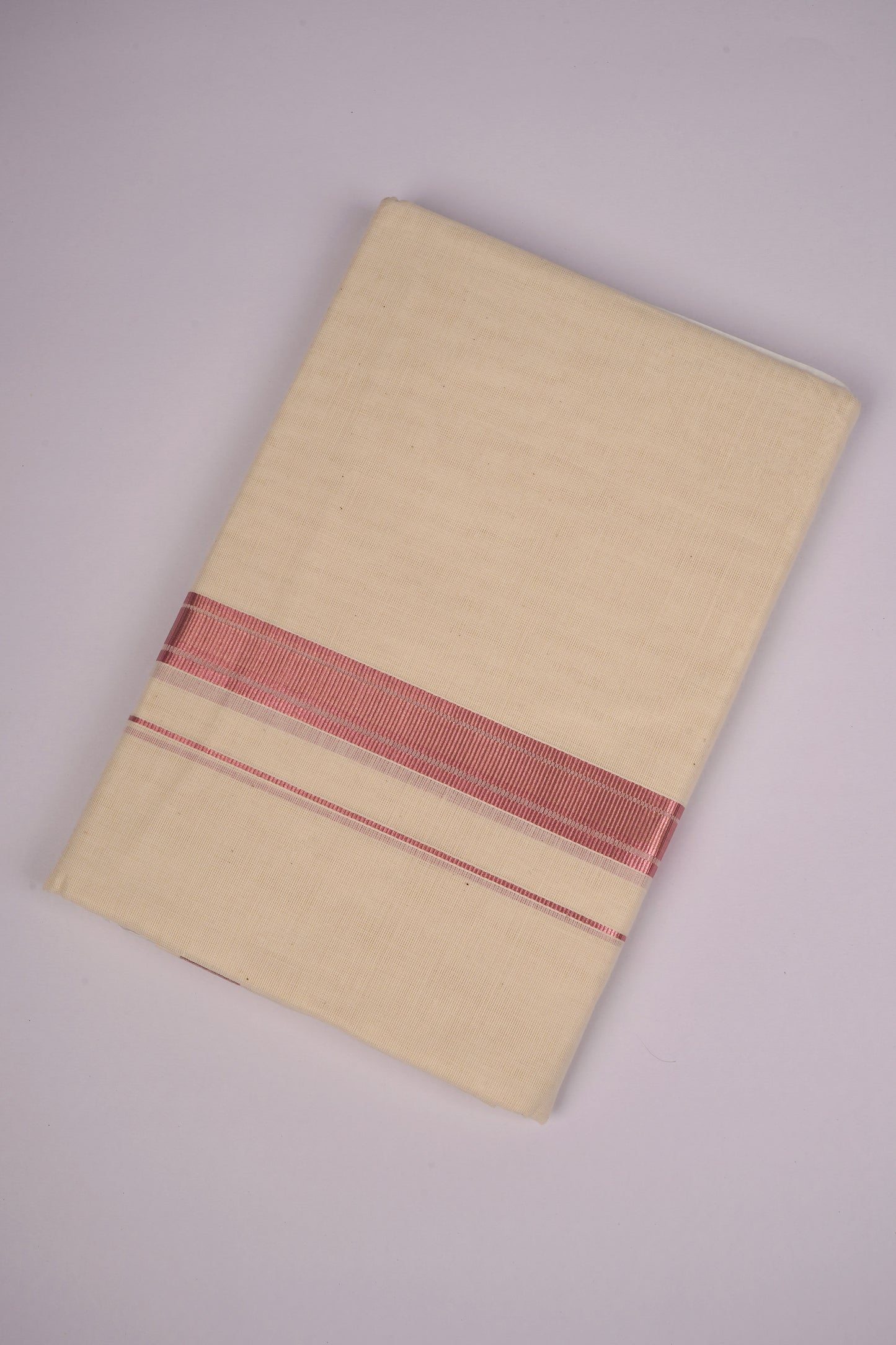 RGD-10C CREAM DOUBLE DHOTI  4.00 MTR