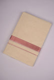RGD-10C CREAM DOUBLE DHOTI  4.00 MTR