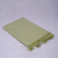 COLOUR MINICHECK COTTON - CBT-24 BATH TOWEL - 30X60 - GREEN