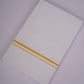 SD-03 W/D DHOTI  3.80 MTR-yellow