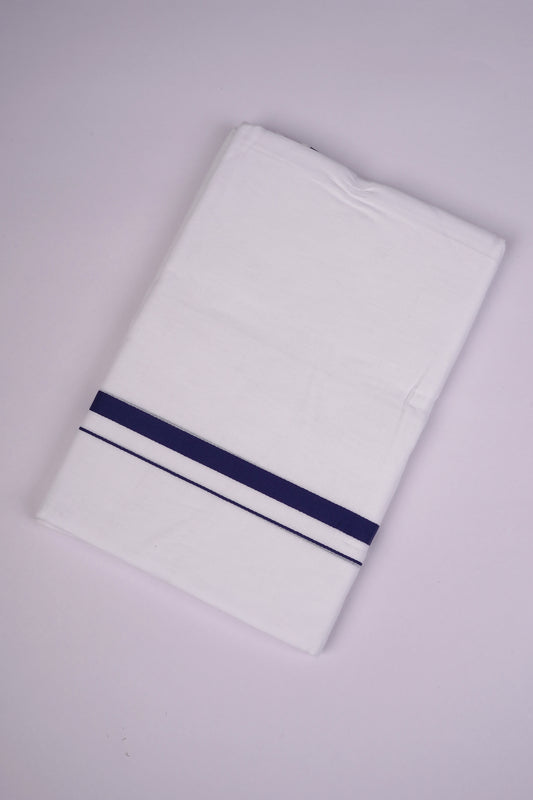 HD-28 W/D DHOTI  3.80 MTR-Navy Blue