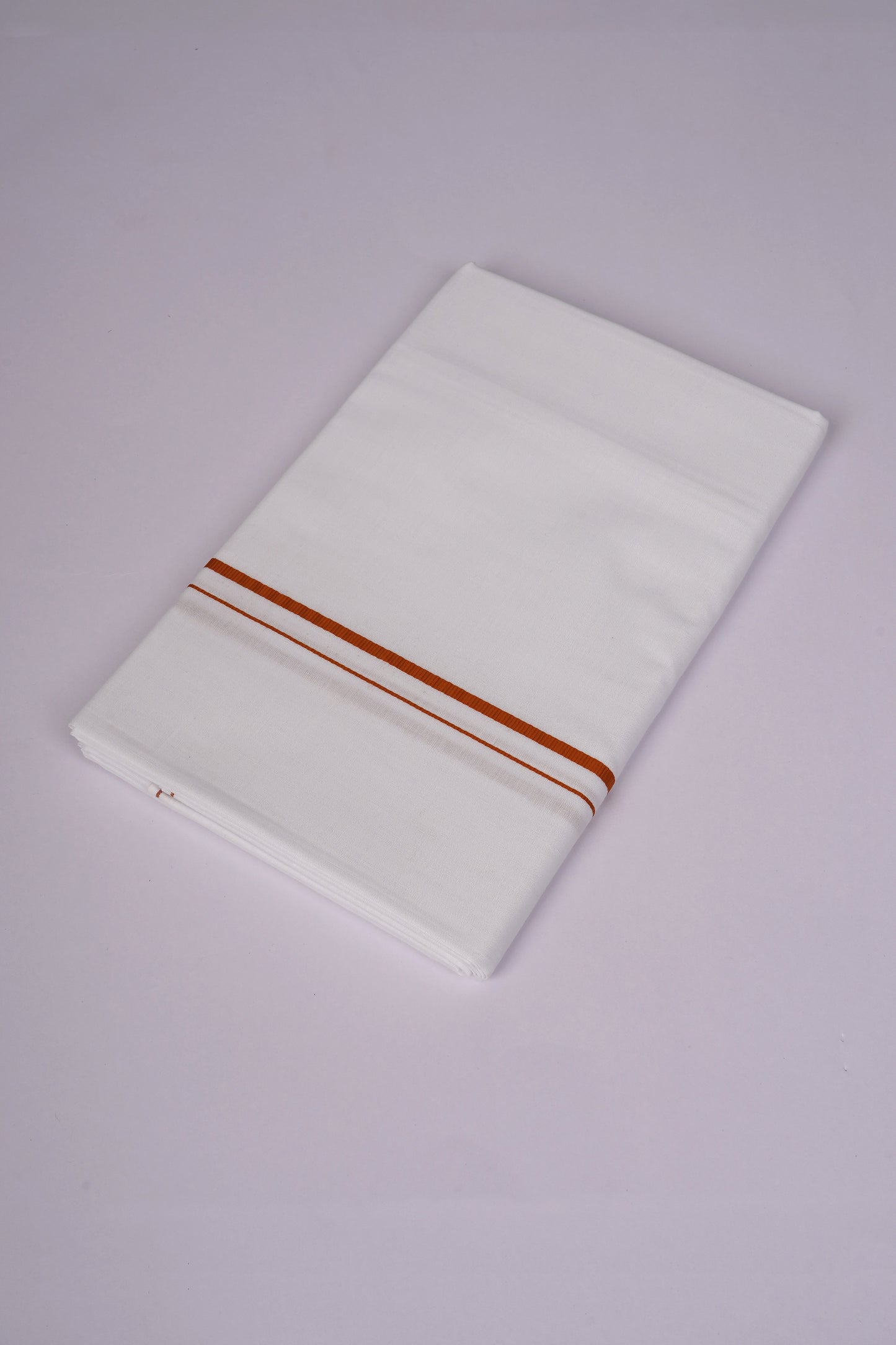 SS-21 STITCH W/S DHOTI  2.00 MTR - Dark Orange