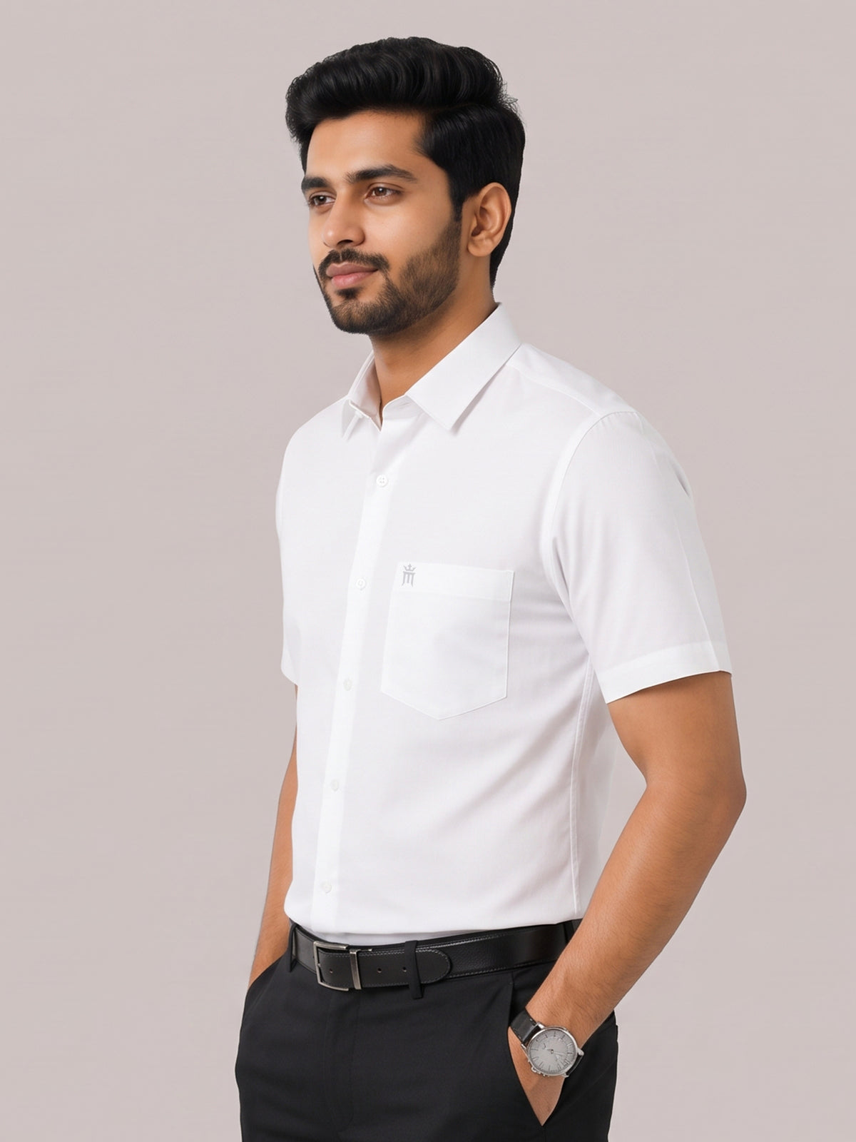 President Formal White Men Shirt