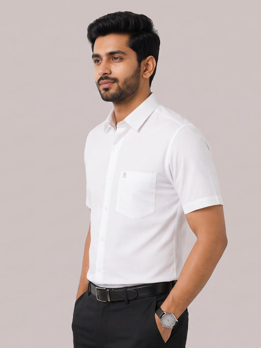 President Formal White Men Shirt